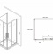 Душевой уголок ABBER Schwarzer Diamant 100х100 профиль черный  AG02100BH-S100B - 4