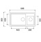 Кухонная мойка KAISER KG2M-8050 гранит  KG2M-8050-J - 1