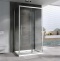 Душевой уголок Abber Schwarzer Diamant 110x60 профиль хром стекло прозрачное AG30110H-S60-S60 - 1