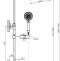 Душевая стойка BelBagno Ancona DOC2FD CRM ANCONA-DOC2FD-CRM - 1