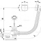 Слив-перелив AlcaPlast   A51CRM-80 - 1