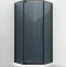 Душевой уголок Black&White Stellar Wind 100х100 черный стекло тонированное 8151000G - 0