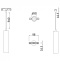 Трековый светодиодный светильник для магнитного шинопровода Maytoni Technical Track lamps TR016-2-12W3K-W - 2
