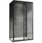 Душевой уголок Abber Schwarzer Diamant 160х75 черный стекло прозрачное AG30160BH-S75B-S75B - 0