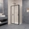Душевой уголок RGW Passage PA-74B 100x110 профиль черный стекло прозрачное 410874101-14 - 1