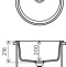 Мойка кухонная Tolero R-108E белая 157349 - 1