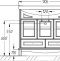 Тумба с раковиной Opadiris Омега 90 cлоновая кость - 3
