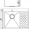 Металлическая мойка Seaman SMB-6351P  SMB-6351PRS.A - 1