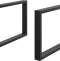 Столешница с раковиной DIWO Элиста 120 чёрный мрамор, с раковиной Moduo 50 Square 555914 - 7