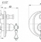 Смеситель Migliore Bomond ML.BMD-9772 Cr С ВНУТРЕННЕЙ ЧАСТЬЮ 26883 - 1