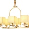 Подвесная люстра LUMINA DECO Liniano LDP 17100-6 GD - 0