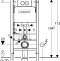 Комплект Система инсталляции для унитазов Geberit Duofix Delta 458.124.21.1 3 в 1 с кнопкой смыва + Крышка-сиденье Roca Meridian 8012A2004 с микролифтом - 6