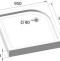 Поддон для душа BelBagno Tray 95х95 TRAY-BB-A-95-15-W - 6
