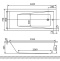 Ванна акриловая WHITECROSS Wave Slim Soft 170x75 с гидромассажем белый - золото 0111.170075.100.SOFT.GL - 7