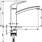 Смеситель Hansgrohe Focus 31806000 для кухонной мойки - 7