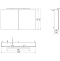 Emco Asis mee Зеркальный шкаф 1200х153хh700мм, навесной, 2 дверки, 2 стекл.полки LED-подсветка, розетка, алюминий 9498 050 53 - 1