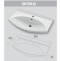 Джулия - 85 Тумба подвесная зеленая Л-Джу01085-0810По - 3