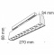 Трековый светодиодный светильник для магнитного шинопровода Maytoni Track Lamps TR014-2-20W3K-B - 1