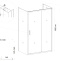 Душевой уголок Veconi Rovigo RV-046B 130x120, черный - 2