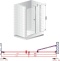 Душевая дверь Cezares ELENA 110 см  ELENA-W-B-11-30+80-C-Cr - 7