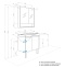 Тумба с раковиной Aquaton Сканди Doors 70 белый - светлое дерево 1A2789K0SDZ90 - 11