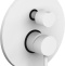 Смеситель Paffoni Light LIG018BO с ВНУТРЕННЕЙ ЧАСТЬЮ, для ванны с душем, белый - 0