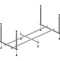 Каркас для ванны Timo Vino 170x92 белый KTVINO17 - 0