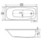 Ванна акриловая WHITECROSS Layla Ultra 180x80 с гидромассажем белый - золото 0102.180080.100.ULTRA.GL - 8