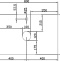 Столешница с раковиной DIWO Элиста 80 чёрный мрамор, с раковиной Moduo 50 Square 555123 - 8