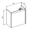 Тумба под раковину Belbagno Kraft Mini 50 R серый KRAFT MINI-500/260-1A-SO-CG-R - 5