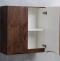 Шкаф подвесной Belbagno Marino 70х75 Rovere Moro  FLY-MARINO-700-2A-SC-RW-P - 0
