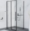 Душевой уголок RGW Stilvoll SV-42-1B 130x90 профиль черный стекло прозрачное 323242139-014 - 0