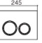 Комплект Weltwasser AMBERG 350 ST + GELBACH 004 MT-WT + AMBERG RD-WT  10000006525 - 6
