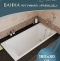 Чугунная ванна Delice Parallel 180x80 DLR220506RB с черными матовыми ручками без антискользящего покрытия - 3