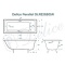 Чугунная ванна Delice Parallel 170x70 DLR220505RB с черными матовыми ручками без антискользящего покрытия - 7