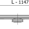 Душевой лоток Tece Drainline 124.4 см  611200 - 2