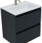 Тумба с раковиной Allen Brau Eclipse 60 черный матовый 1.E1001.AM - 2