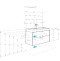 Тумба под раковину Aquaton Оливия 90 белый матовый 1A254401OL010 - 6