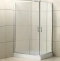 Душевой уголок BelBagno Uno 100х90 профиль хром стекло рифленое UNO-195-AH-2-100/90-P-Cr - 0
