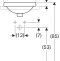 500.700.01.2 Geberit VariForm Раковина встраиваемая в столешницу круглой формы, D=40 см, без отв. под смеситель, с отв. перелива - 2