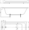 Акриловая ванна Акватек Eco-friendly Мия прямоугольная 140х70 см MIY140-0000001 - 4