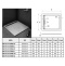 Душевой поддон с сифоном WeltWasser WW TRS 90 STONE-BL 90х90 черный  10000004412 - 1