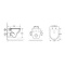 Комплект Weltwasser AMBERG 350 ST + BAARBACH 004 GL-WT + AMBERG RD-MT CR  10000006502 - 5