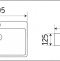 Раковина накладная Ceramalux N 60 белый  D1338 (8145) - 4