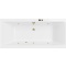 Акриловая ванна Excellent Pryzmat Slim 170x75 белая бронза с гидромассажем WAEX.PRY17S.SOFT.BR - 0