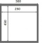 Люк настенный Люкер К 50x30 - 9
