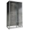 Душевой уголок Abber Schwarzer Diamant 140х70 хром  AG30140H-S70-S70 - 0