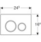 Кнопка смыва Geberit Sigma 21 черный  115.884.JM.1 - 1