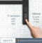 Полотенцесушитель электрический Aquatek Альтаир П7 500х700, quick touch, черный муар AQ EL KP0770BL - 14