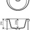 Мойка кухонная Tolero R-108 черная 765445 - 1